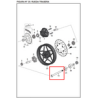 EJE 15X320 R14 RUEDA TRASERO PULSAR 200NS/DOMINAR 250