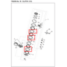 DISCO METALICO EMBRAGUE AVENGER 220 MENOR A 2016/ PULSAR 180UG